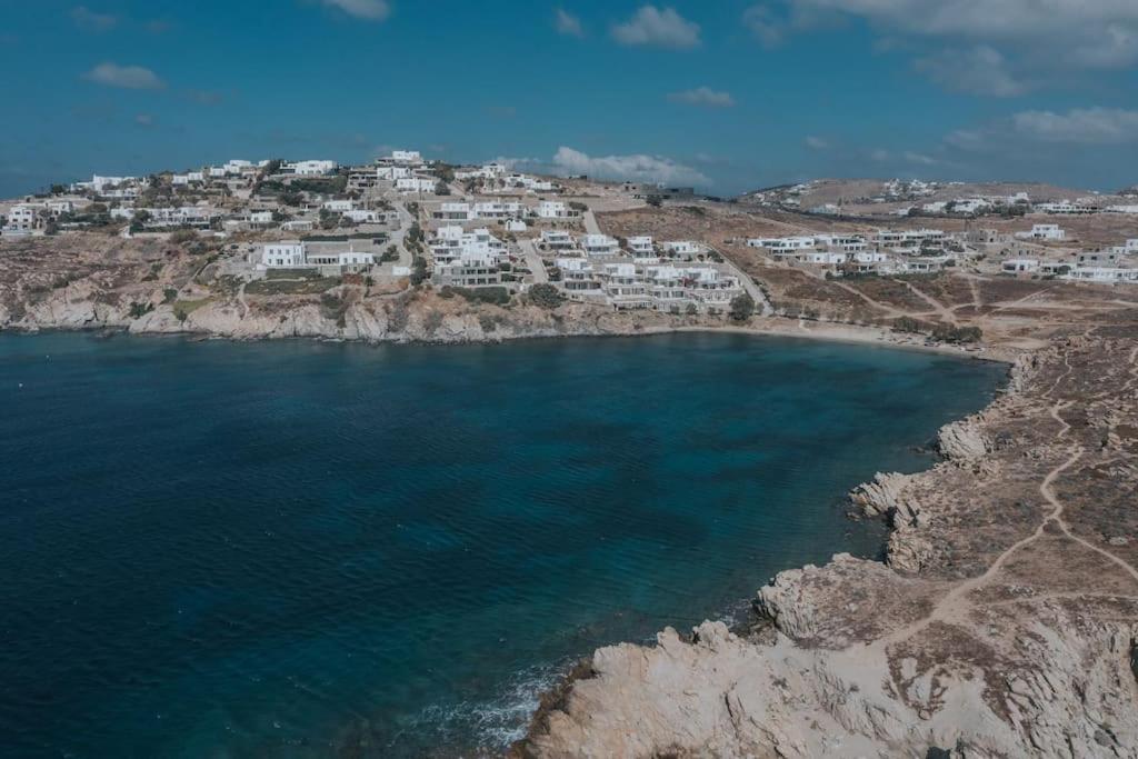 Private Cliffside Villa "150 Meters From The Beach" Mykonos Town Exterior photo