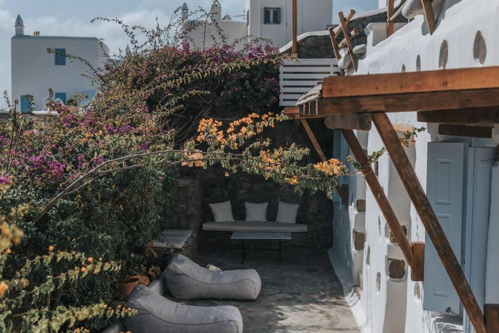 Private Cliffside Villa "150 Meters From The Beach" Mykonos Town Exterior photo