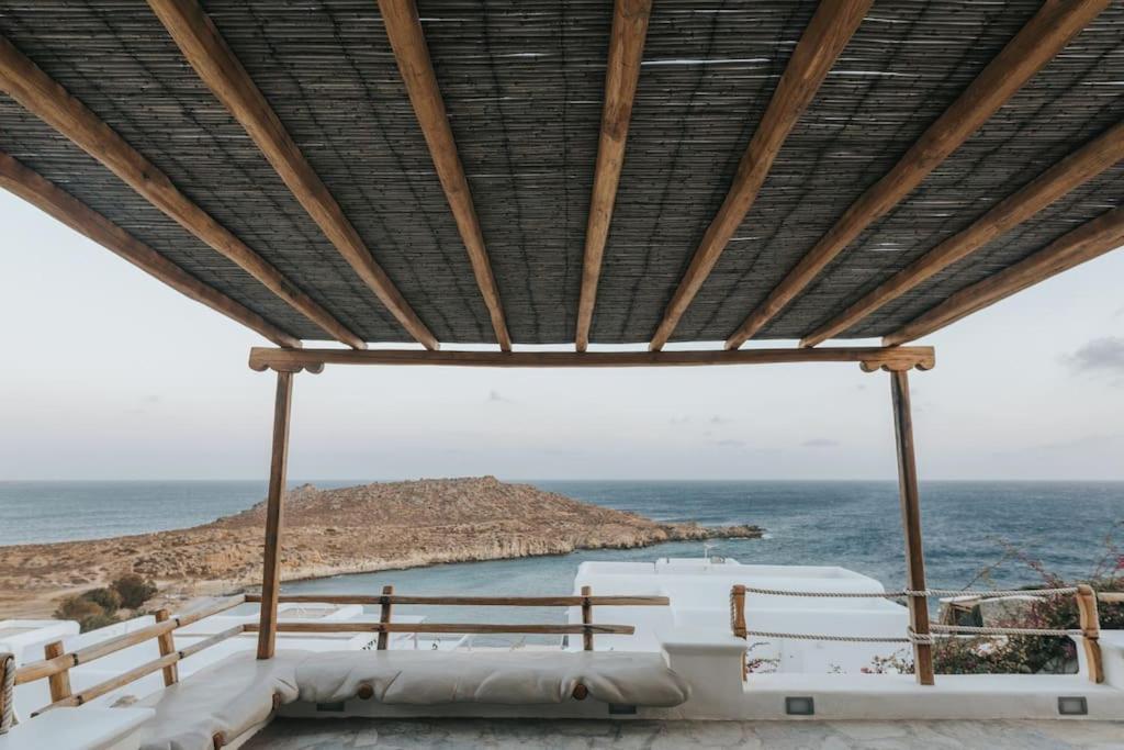 Private Cliffside Villa "150 Meters From The Beach" Mykonos Town Exterior photo